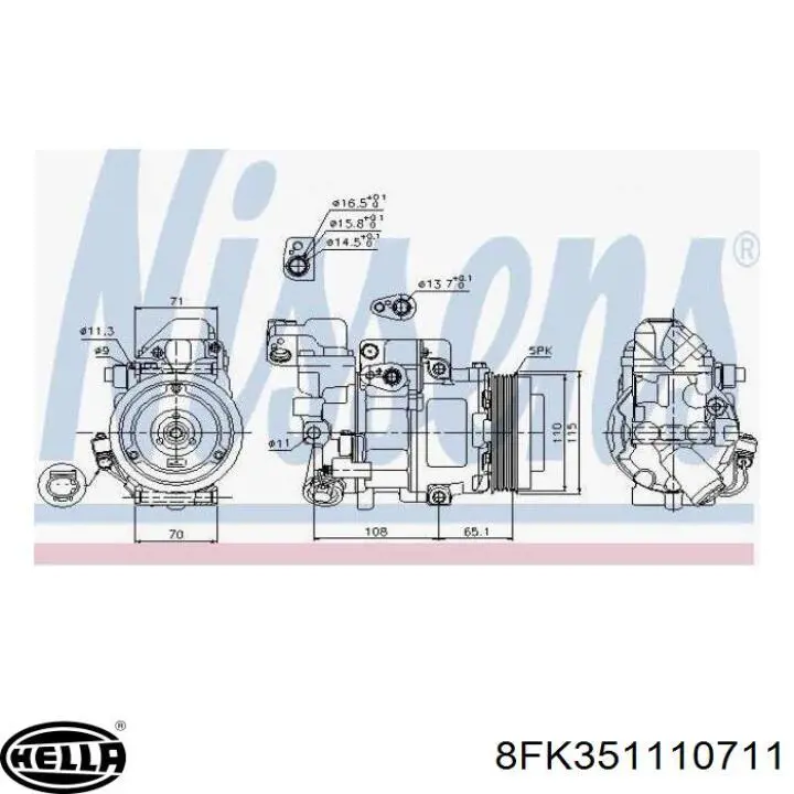 Compresor ac Mercedes 4472208231 precio, desde 119,06 EUR