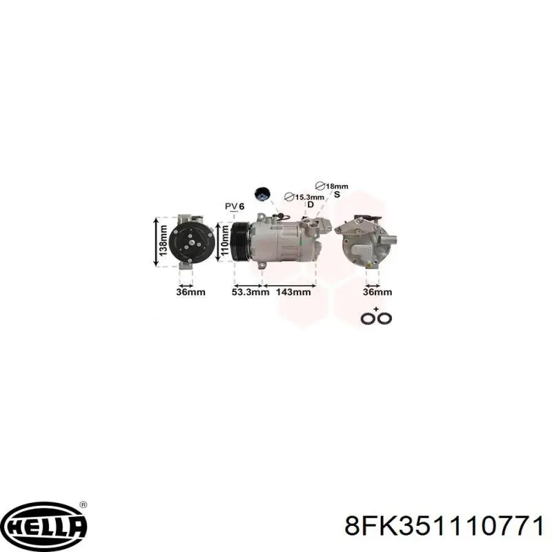 Comprar 3R40045010 BMW Compresor de aire acondicionado coche