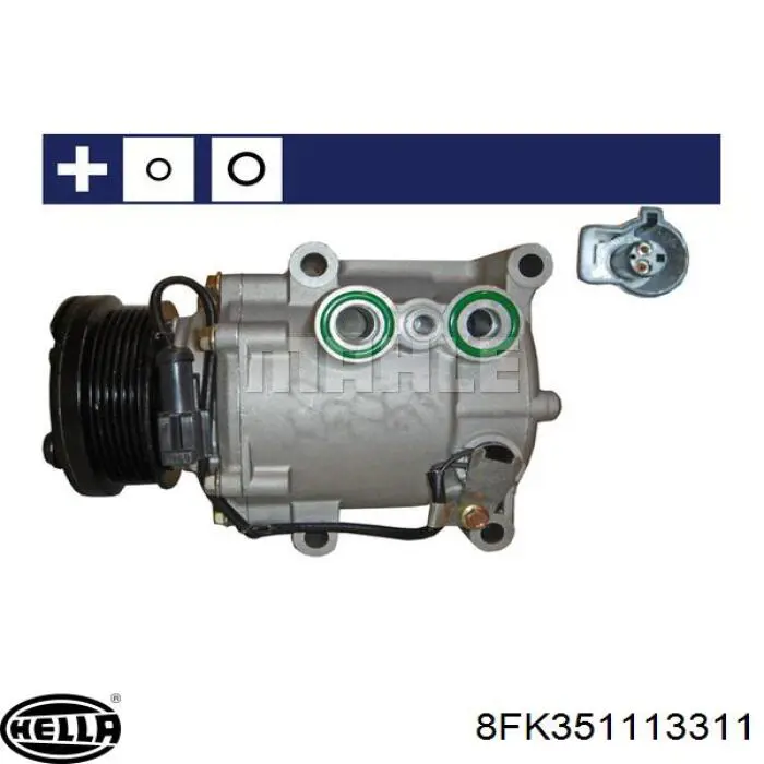 Compresor climatizador para Ford Connect (TC7)