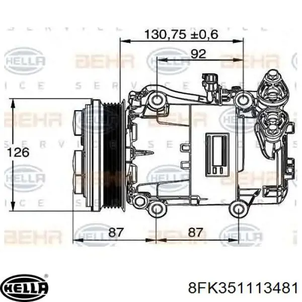 Comprar 4M5M19D629AE Ford Compresor de aire acondicionado coche