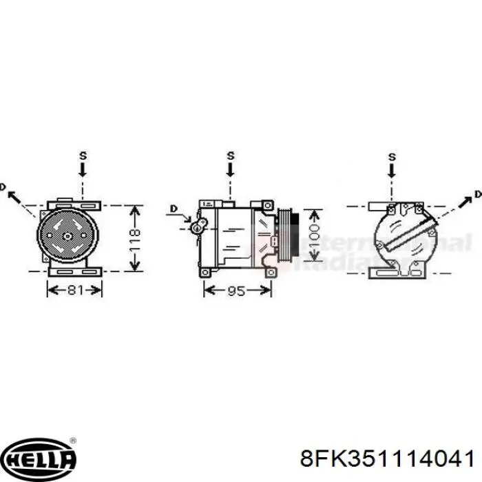Compresor ac Delphi CS20403 precio, desde 89,23 USD