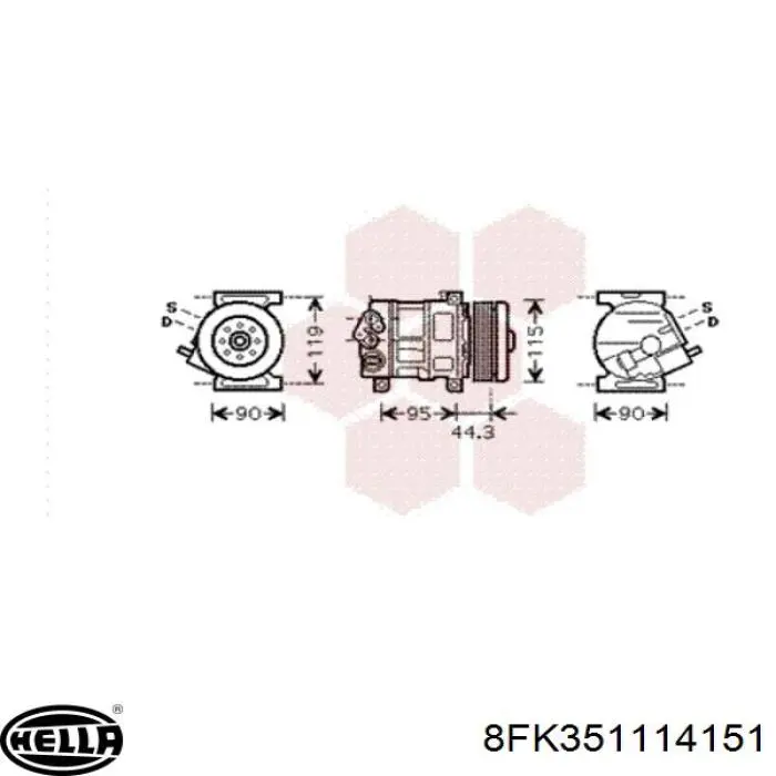 Compresor ac Lucas ACP554 precio, desde 79,41 EUR
