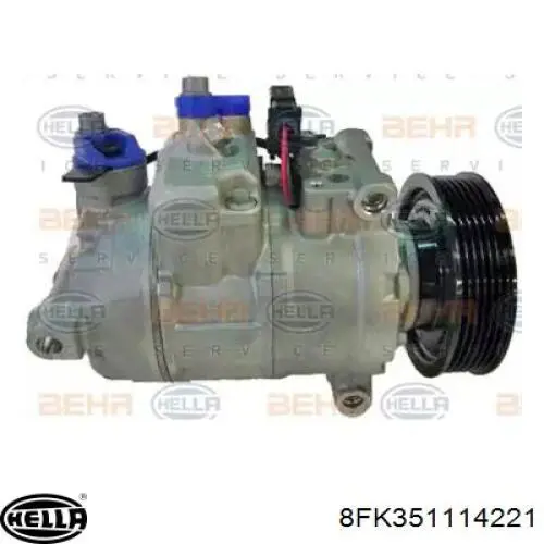 8FK351114221 HELLA compresor de aire acondicionado