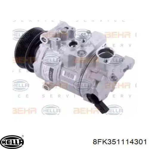 8FK351114301 HELLA compresor de aire acondicionado