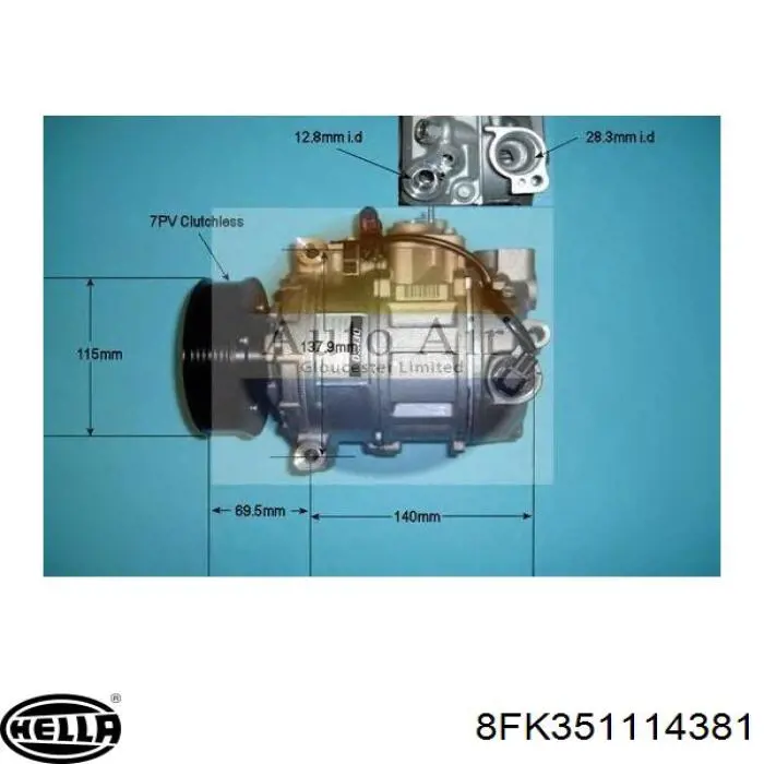 Comprar ACP451000S Mahle Original Compresor de aire acondicionado coche