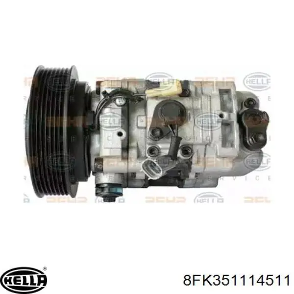 8FK 351 114-511 HELLA compresor de aire acondicionado