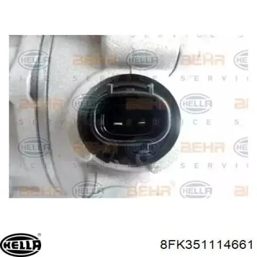 8FK351114661 HELLA compresor de aire acondicionado