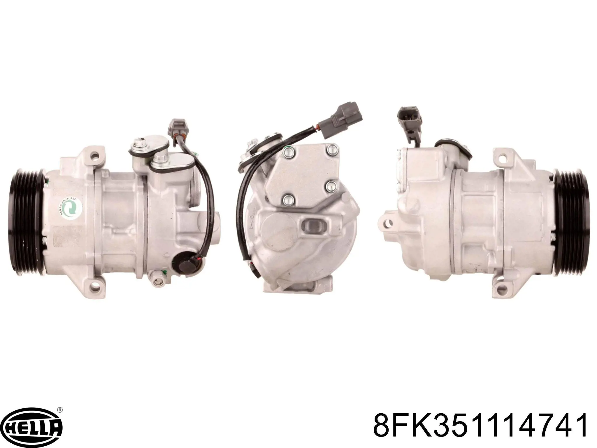 8FK351114741 HELLA compresor de aire acondicionado