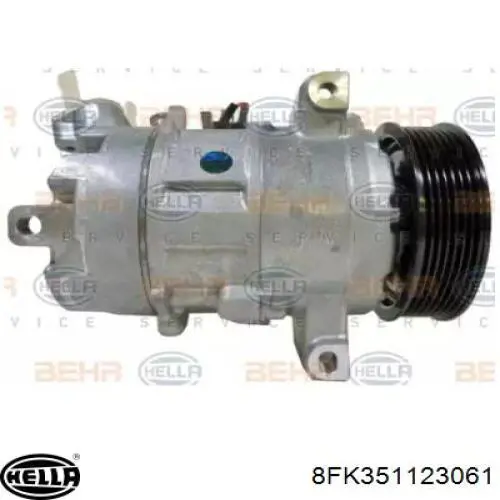 8FK351123061 HELLA compresor de aire acondicionado