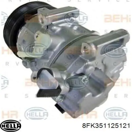 8FK351125121 HELLA compresor de aire acondicionado