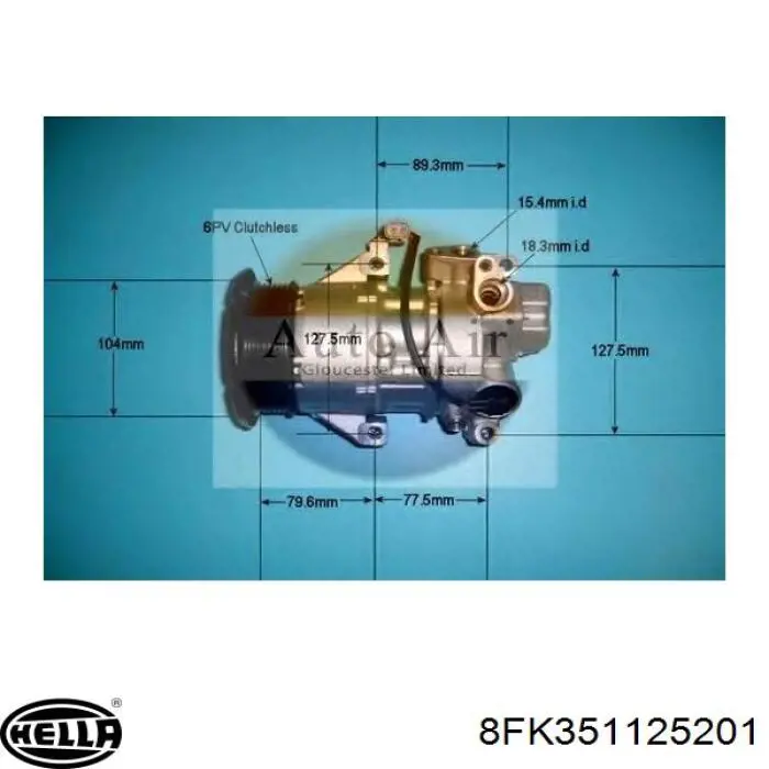 Compresor de ac Toyota 4472602333