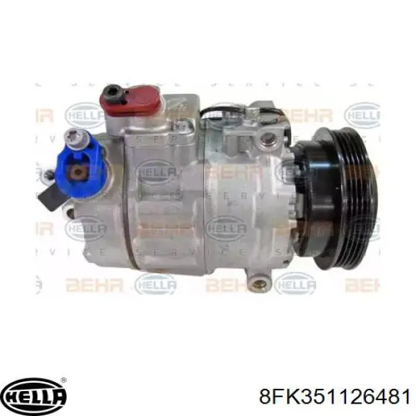 8FK351126481 HELLA compresor de aire acondicionado