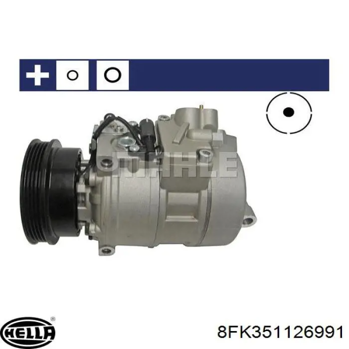 Compresor de aire acondicionado 132301 ACR