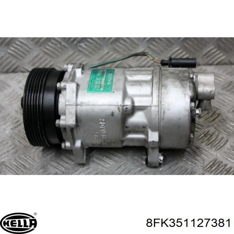 Compresor de aire acondicionado SD7V161215 VAG