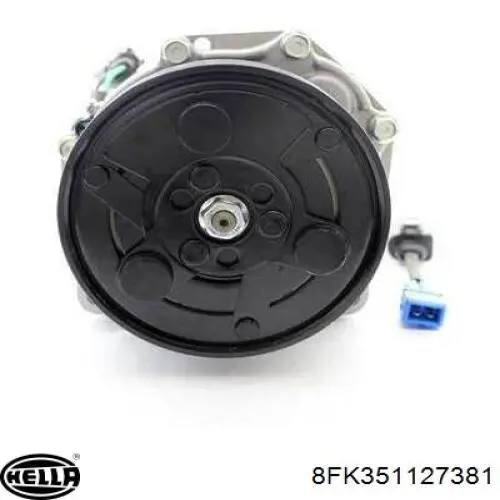 Compresor de aire acondicionado 8FK351127381 HELLA
