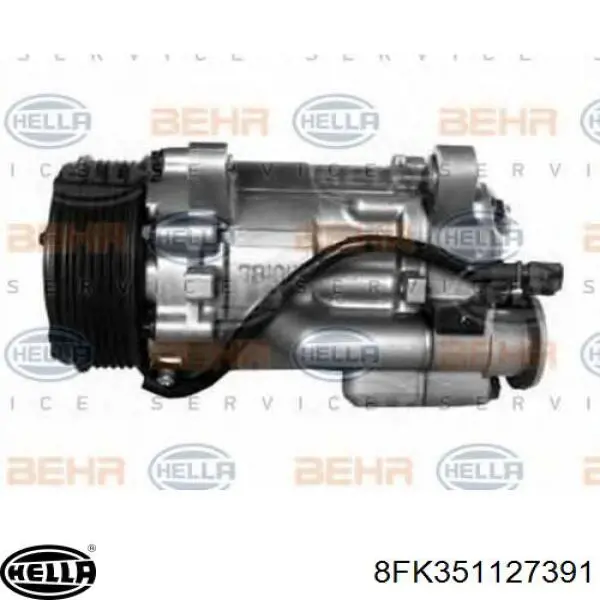 Compresor de aire acondicionado SD6V121410 VAG