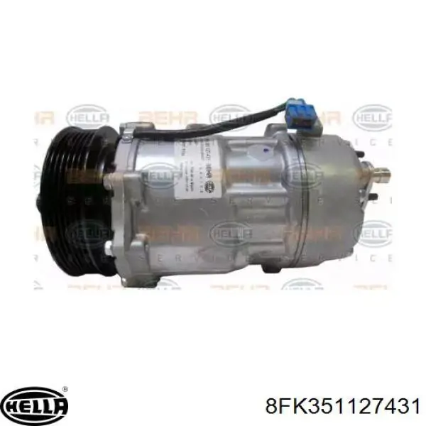 Compresor de aire acondicionado 7D0820805KV VAG