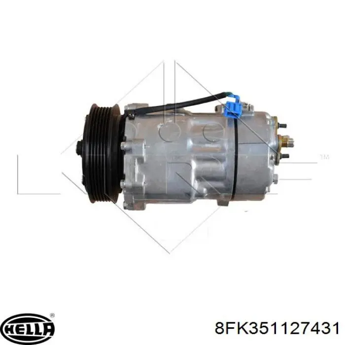 Compresor de aire acondicionado 7D0820805K VAG