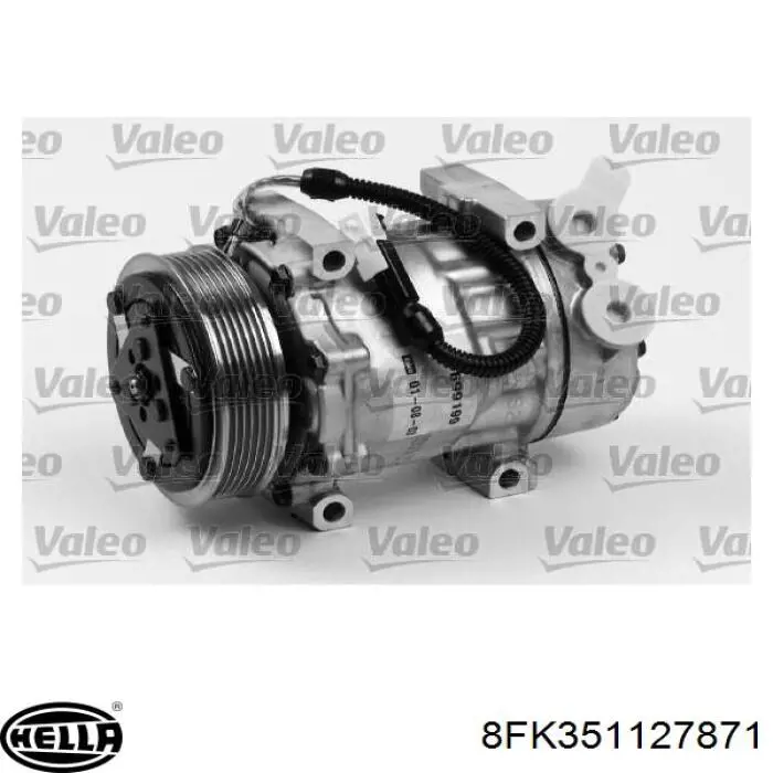 8FK351127871 HELLA compresor de aire acondicionado