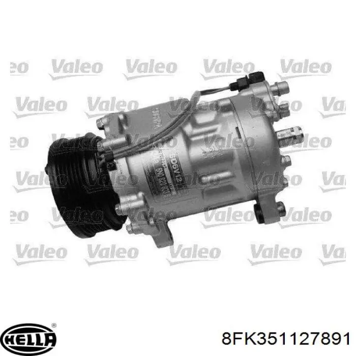 Compresor de aire acondicionado SD6V121410 VAG