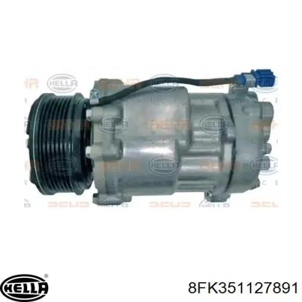 8FK351127891 HELLA compresor de aire acondicionado