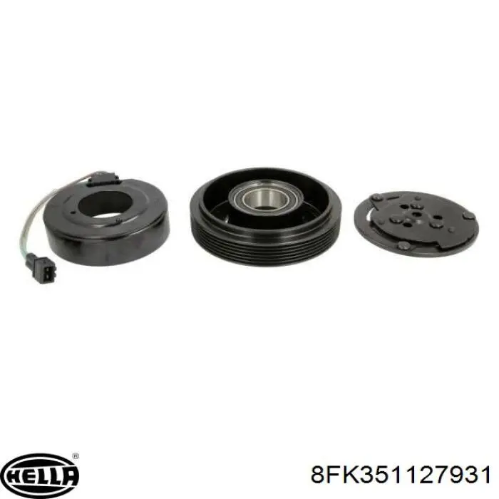 8FK351127931 HELLA compresor de aire acondicionado