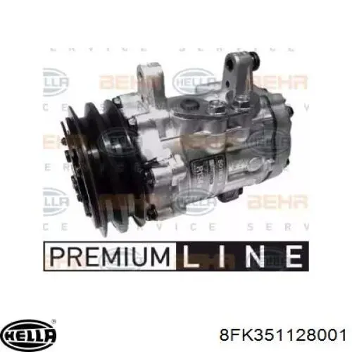 Compresor de aire acondicionado SD7B107170 Sanden