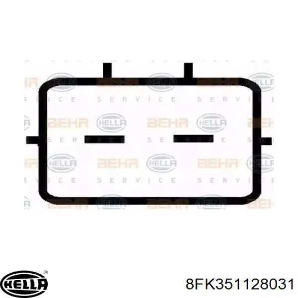 8FK351128031 HELLA compresor de aire acondicionado