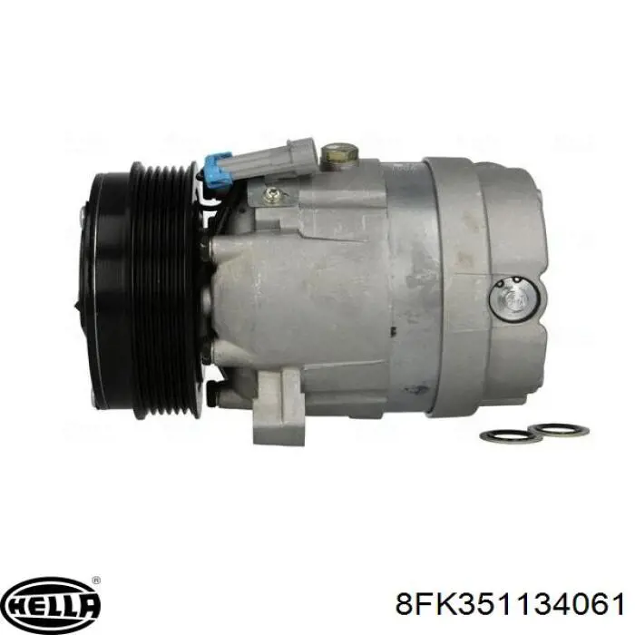 Compresor de aire acondicionado 1135025 Opel