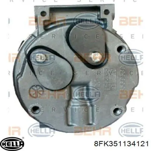 8FK 351 134-121 HELLA compresor de aire acondicionado