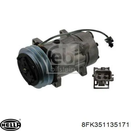 Compresor ac Nissens 89141 precio, desde 195,43 EUR