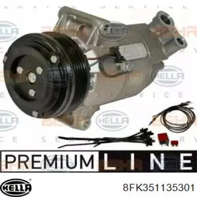 Comprar 8FK351135301 HELLA Compresor de aire acondicionado coche