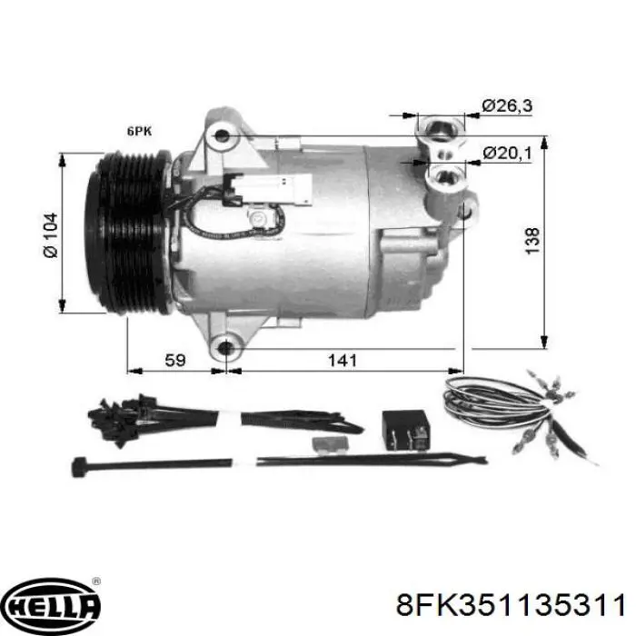 Comprar 133173 ACR Compresor de aire acondicionado coche
