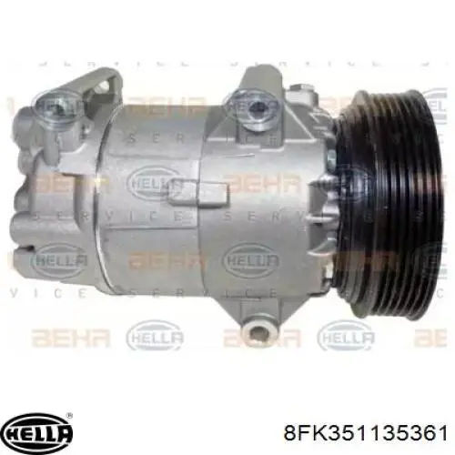 Compresor de aire acondicionado 8200600110 Nissan/Infiniti