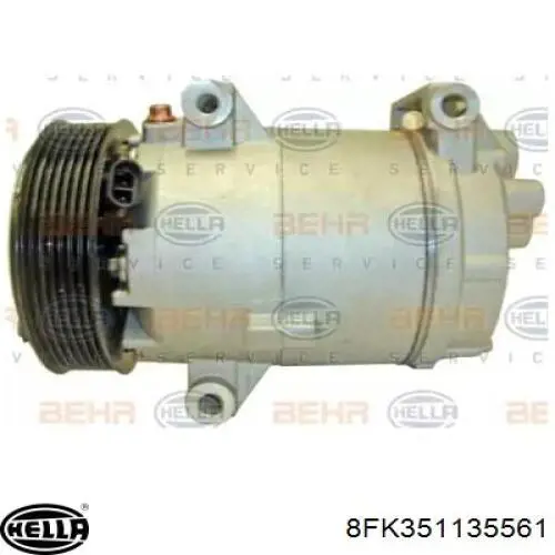 Compresor de aire acondicionado Renault Scenic 2 JM0, JM1