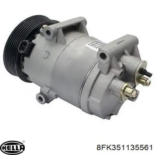 Compresor de aire acondicionado Renault Scenic 2 JM0, JM1