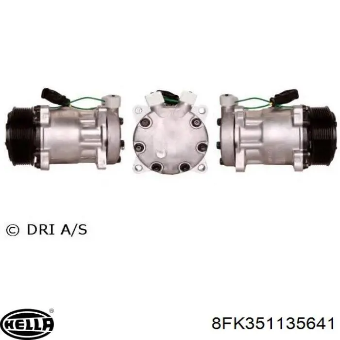 Comprar 8FK351135641 HELLA Compresor de aire acondicionado coche