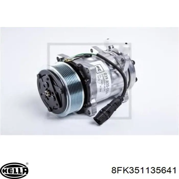 Compresor de aire acondicionado 8FK351135641 HELLA