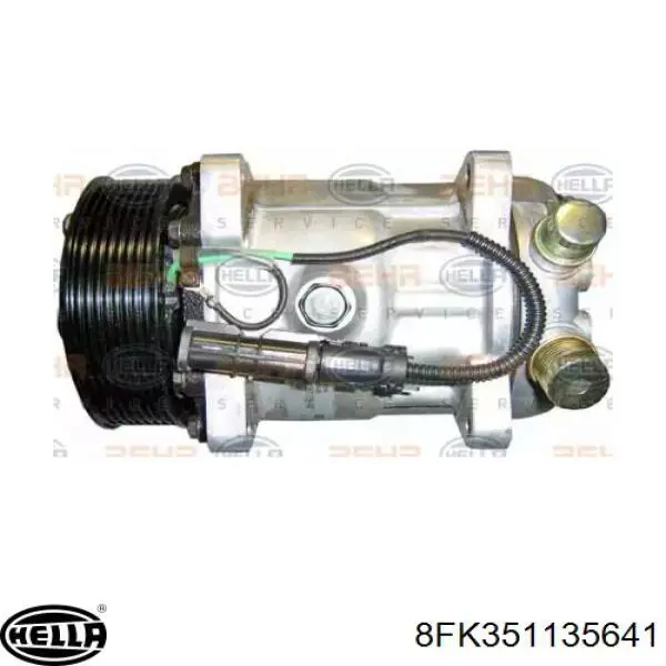 Compresor de ac HELLA 8FK351135641