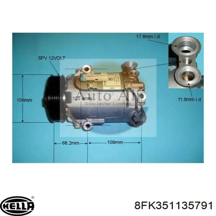 Compresor ac Opel 13189393 precio, desde 203,51 EUR