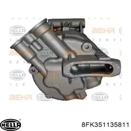 8FK351135811 HELLA compresor de aire acondicionado