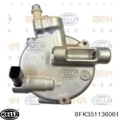 8FK351136061 HELLA compresor de aire acondicionado