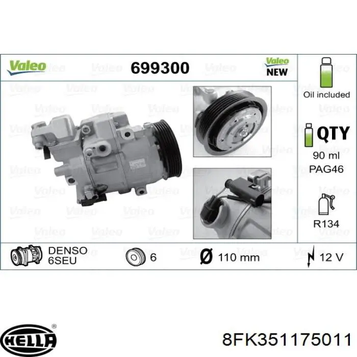 Comprar A002343111 Mercedes Compresor de aire acondicionado coche