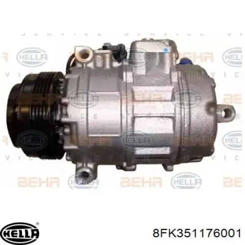 8FK351176001 HELLA compresor de aire acondicionado