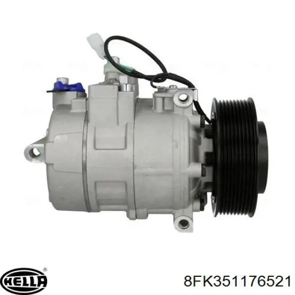 8FK351176521 HELLA Compresor climatizador