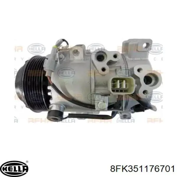 8FK351176701 HELLA compresor de aire acondicionado