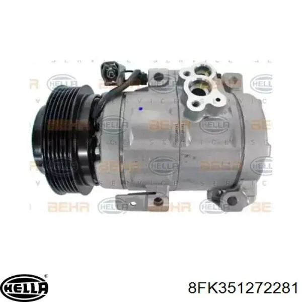 Compresor de aire acondicionado EG2161450F Mazda