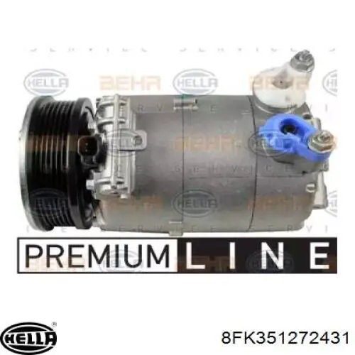 Compresor de aire acondicionado BG9N19D629AA Ford