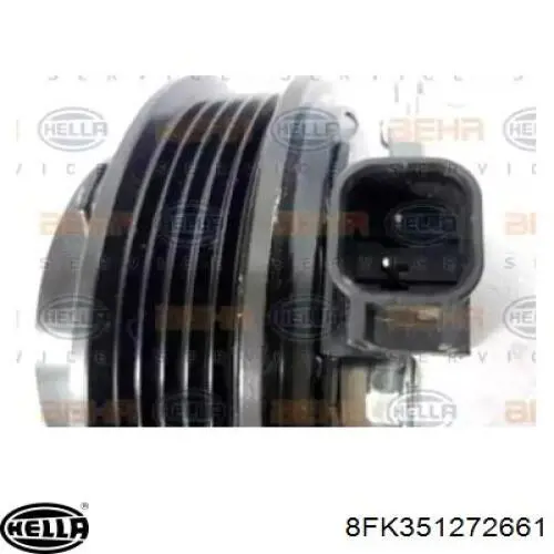 8FK351272661 HELLA compresor de aire acondicionado