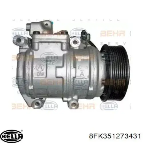 8fk351273431 HELLA compresor de aire acondicionado